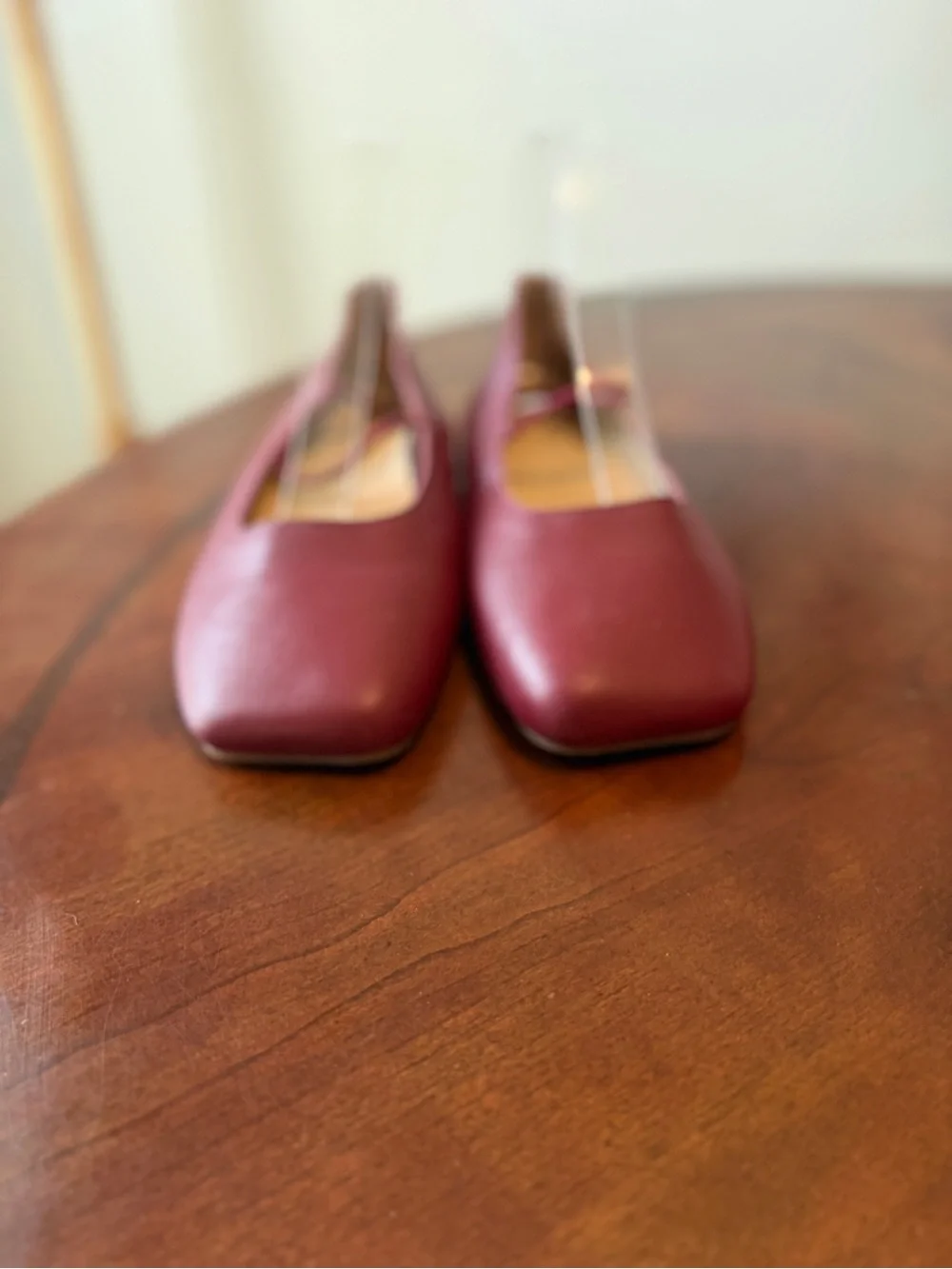 Empress Australia Square Toe Flats Burgundy EU 40 US 9-9.5 Lightweight Ballet